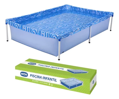 Piscina Retangular Pequena 1000 Litros Mor – Diversão, Segurança e Praticidade para o Verão!
