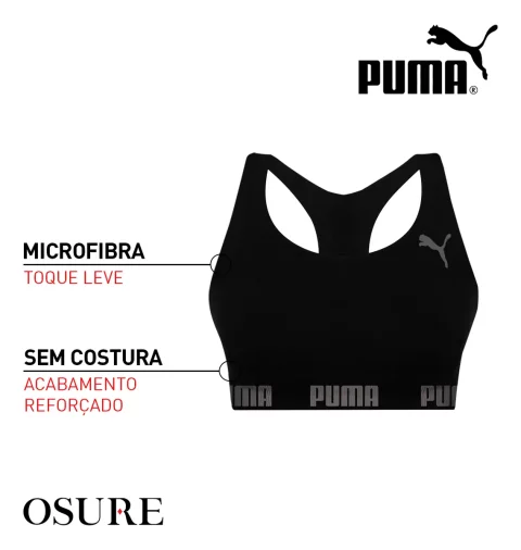 Top Puma Feminino Original – Alta Sustentação, Conforto e Performance para Treinos Intensos 4