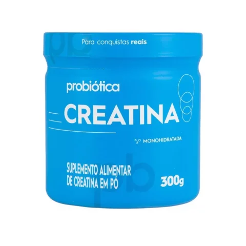 Creatina Pura 300g Probiótica – Desempenho Máximo em Treinos de Alta Intensidade