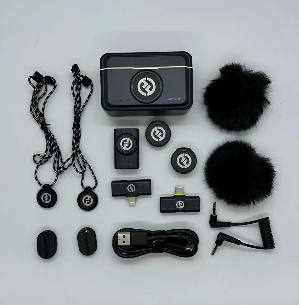 Hollyland Lark M2 Duo Combo – Microfone Sem Fio Profissional