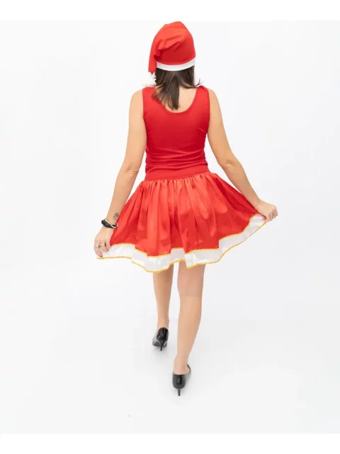Fantasia Mamãe Noel Adulto – Vestido + Gorro 5
