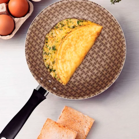 Jogo de Frigideiras com tampa Tramontina Turim em Alumínio Antiaderente Vermelho 2 Peças