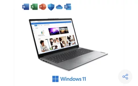 Notebook Lenovo Ideapad 1i Celeron Office 365 4gb 128gb W11