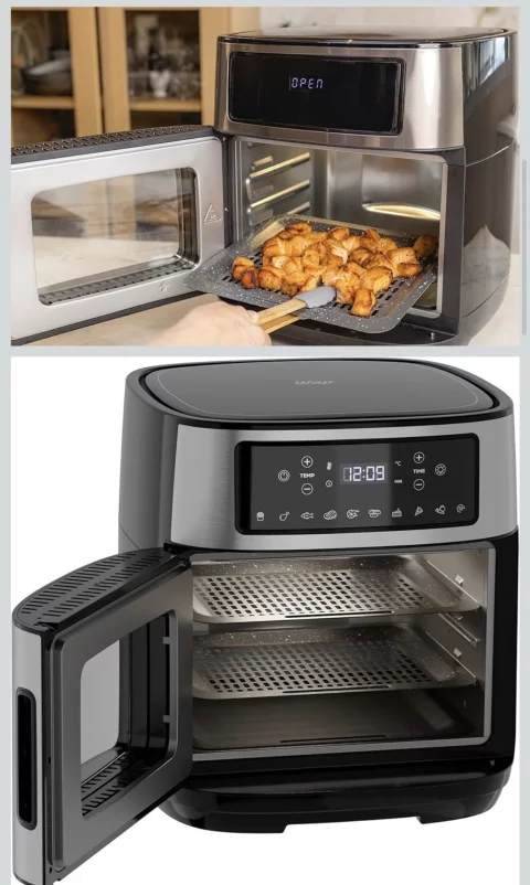 WAP Fritadeira Elétrica Air Fryer OVEN DIGITAL 12 Litros, Revestimento Antiaderente, 10 Funções, 1800W 127V