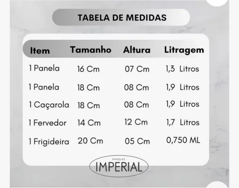 Jogo De Panelas 8 Peças Teflon Antiaderente C Tampa De Vidro Cor Vanilla Ceramica