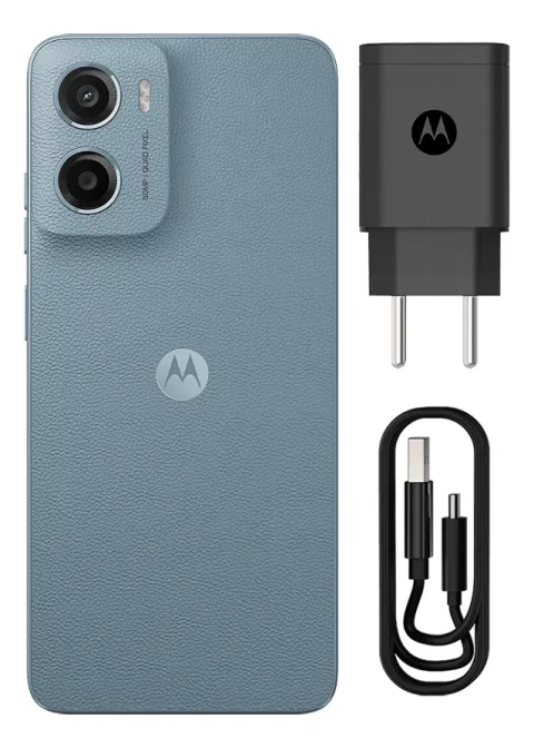 Smartphone Motorola Moto g05 - 128GB 12GB (4GB RAM + 8GB Ram Boost) e Camera 50MP com AI Bateria de 5200 mAh Tela 6.7" com Superbrilho - Cinza