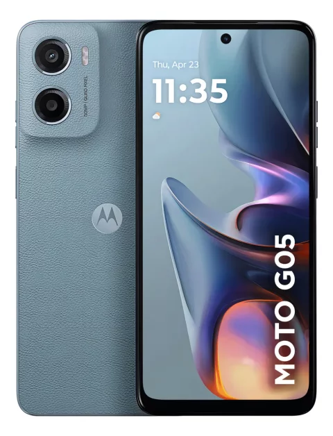 Smartphone Motorola Moto g05 - 128GB 12GB (4GB RAM + 8GB Ram Boost) e Camera 50MP com AI Bateria de 5200 mAh Tela 6.7" com Superbrilho - Cinza