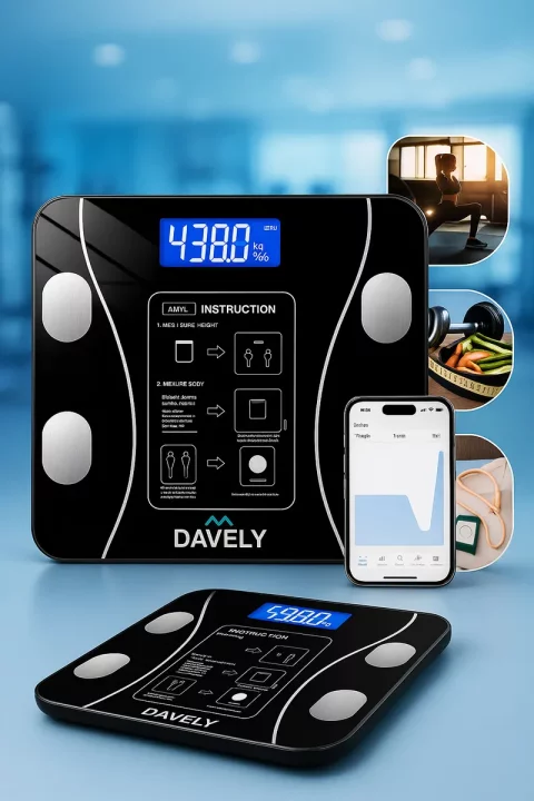 Balança Digital Bioimpedância Bluetooth Inteligente Corporal Alta Precisão Com App Grátis Android  Bluetooth Inteligente Corporal Alta Precisão Com App