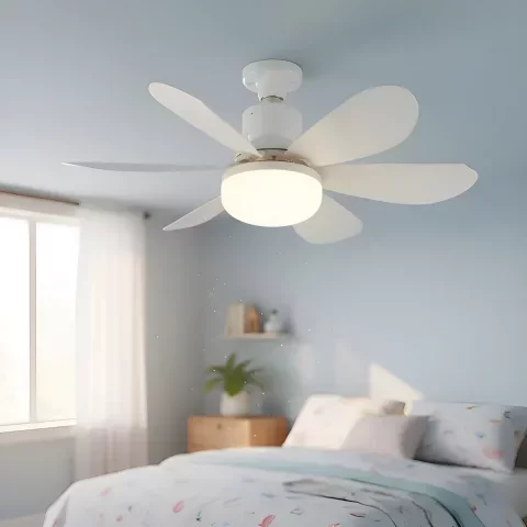 LÂMPADA VENTILADOR DE TETO LED – CONTROLE REMOTO – ULTRA SILENCIOSA