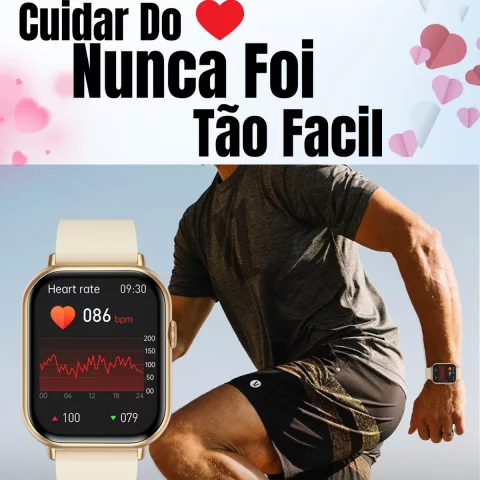 Smartwatch Relógio Resistente a água  Lançamento  Com Brindes