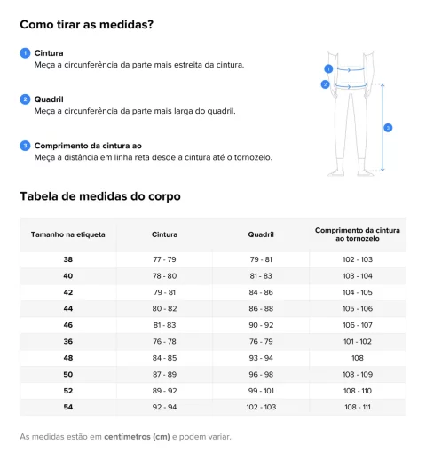 Calça Jeans Masculina Original Elastano Lycra