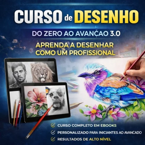 Curso de Desenho do Zero ao Avançado 3.0 – Aprenda a Desenhar como um Profissional 1