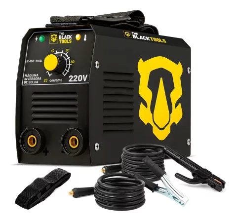 Máquina Solda Inversora Mma The Black Tools Preto 50/60hz Voltagem