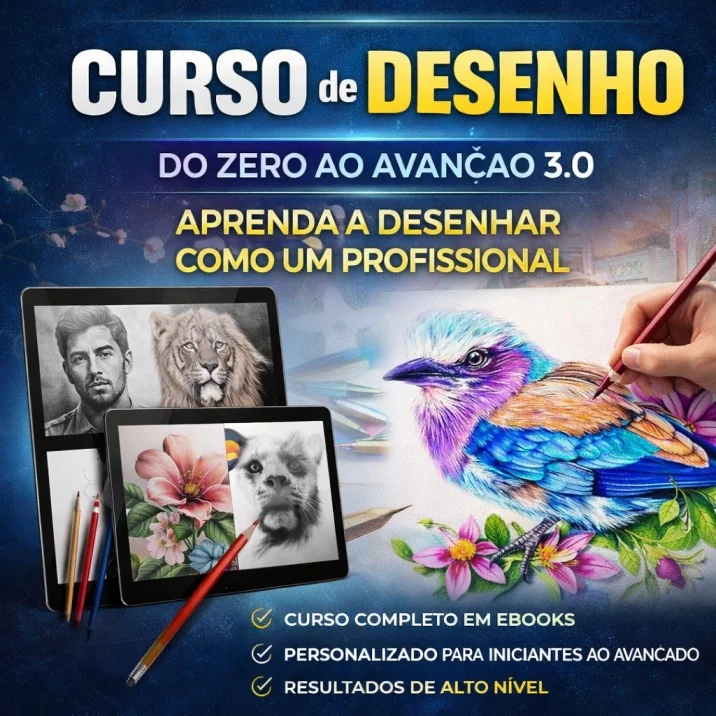 Curso de Desenho do Zero ao Avançado 3.0 – Aprenda a Desenhar como um Profissional
