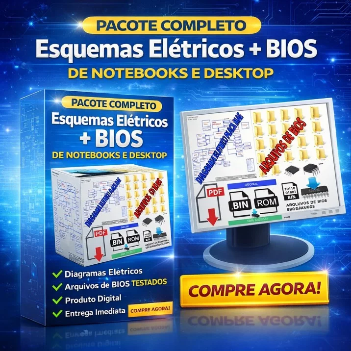 Pacote Completo de Esquemas Elétricos + BIOS para Notebooks e Desktops