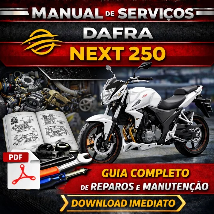 Manual de Serviços Dafra Next 250 – PDF