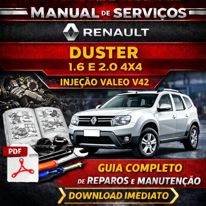 Manual de Serviços Renault Duster 1.6 e 2.0 4x4 – Injeção Valeo V42 | PDF