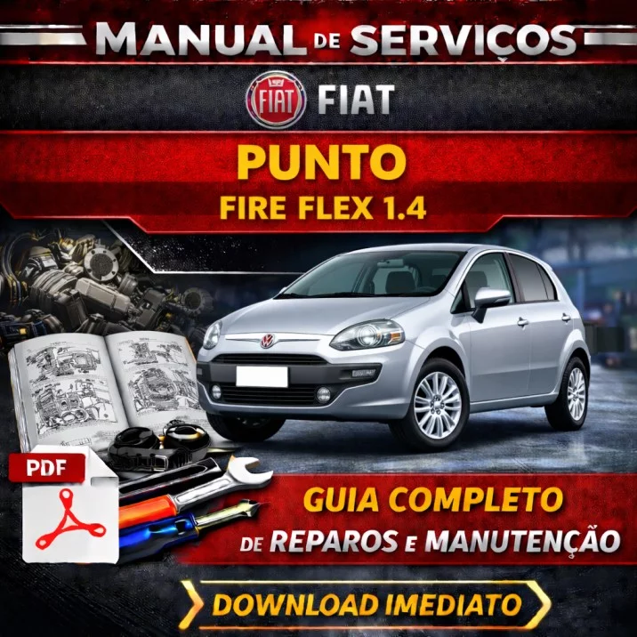 Manual de Serviços Fiat Punto Fire Flex 1.4 – PDF | Download