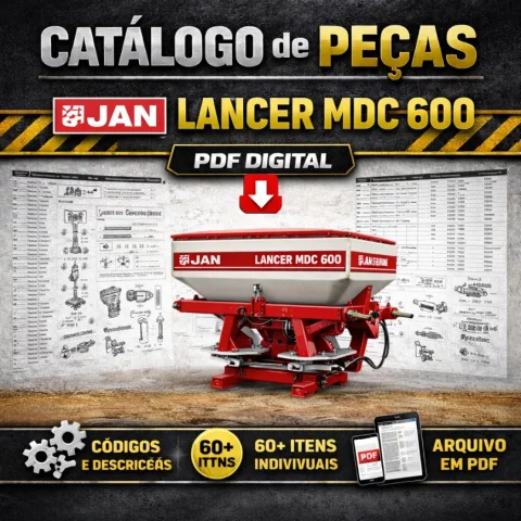 Catálogo de Peças JAN LANCER MDC 600 – PDF Digital