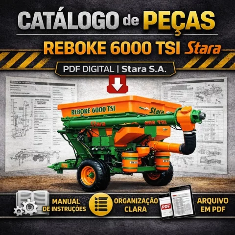 Catálogo de Peças REBOKE 6000 TSI – PDF Digital | Stara S.A.