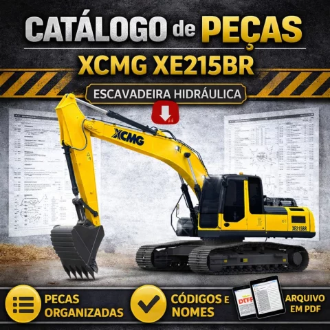 Catálogo de Peças XCMG XE215BR – Escavadeira Hidráulica | PDF Digital