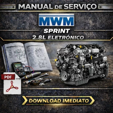 Manual de Serviço Motor MWM Sprint 2.8L Eletrônico – PDF