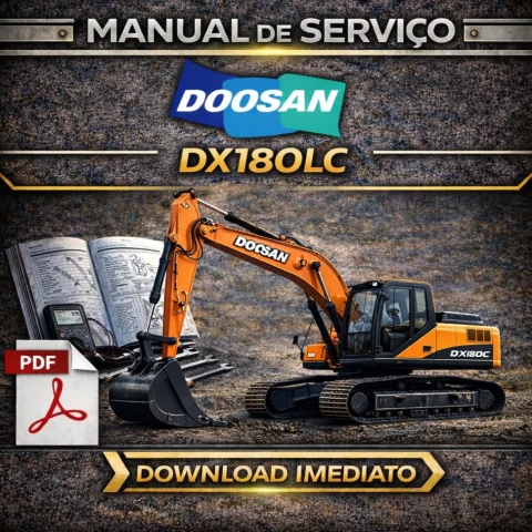 Manual de Serviço Doosan DX180LC – PDF