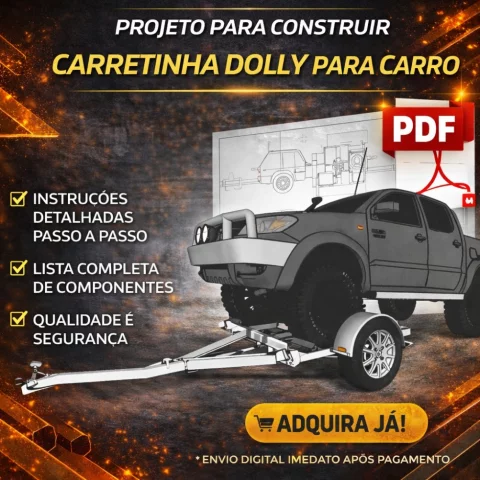 Projeto de Construção de Carretinha Dolly para Carro – PDF