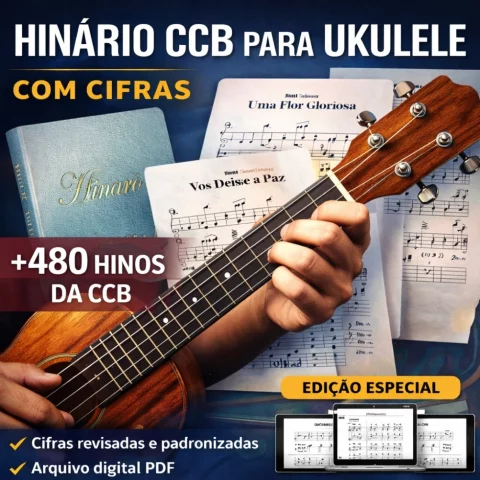 Hinário CCB 5 Cifrado para Ukulele – Altura Padrão (PDF Digital) 1