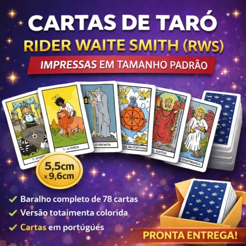 Cartas de Tarô Rider Waite Smith (RWS) para Imprimir – PDF Colorido 1