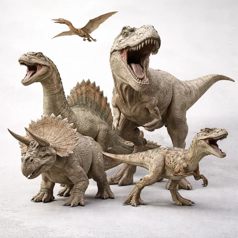 Pacote Stl De Dinossauros 40 Modelos Para Impressão 3d