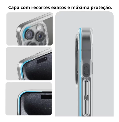 Capa Capinha Magnética Proteção Compatível Com iPhone