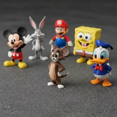 Pack +100 Modelos STL 3D Cartoon | Personagens Cute para Impressão 3D (STL + 3MF) 1