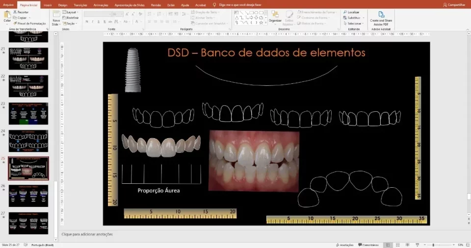 Template DSD - Planejamento do Sorriso para PowerPoint: Eleve Suas Apresentações Odontológicas!