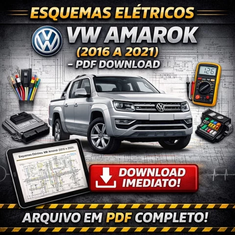 Esquemas Elétricos VW Amarok 2016 a 2021 – PDF Completo + Download Imediato
