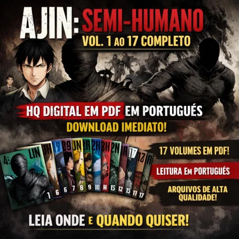 AJIN: SEMI-HUMANO COMPLETO (VOL. 1 AO 17) | HQ DIGITAL EM PDF | PORTUGUÊS | DOWNLOAD IMEDIATO 1