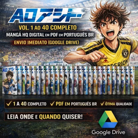AO ASHI VOL. 1 AO 40 COMPLETO | MANGÁ HQ DIGITAL PDF | PORTUGUÊS