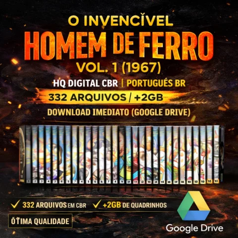 O INVENCÍVEL HOMEM DE FERRO VOL. 1 (1967) | HQ DIGITAL CBR | PORTUGUÊS BR