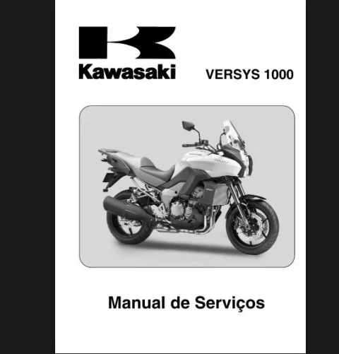 Manual de Serviço Kawasaki Versys 1000 (2012 a 2015) – PDF Download Imediato