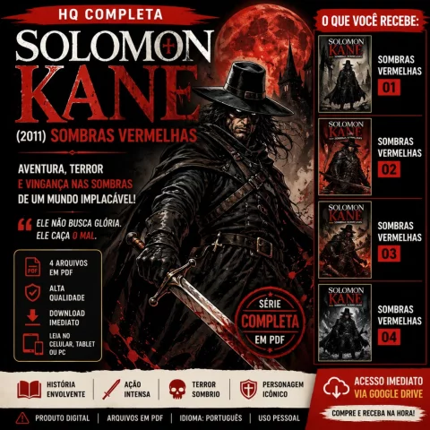 Solomon Kane (2011) Sombras Vermelhas HQ Completa em PDF Português