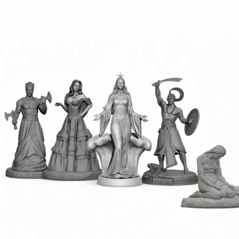 Pack STL Umbanda para Impressão 3D – Orixás e Entidades