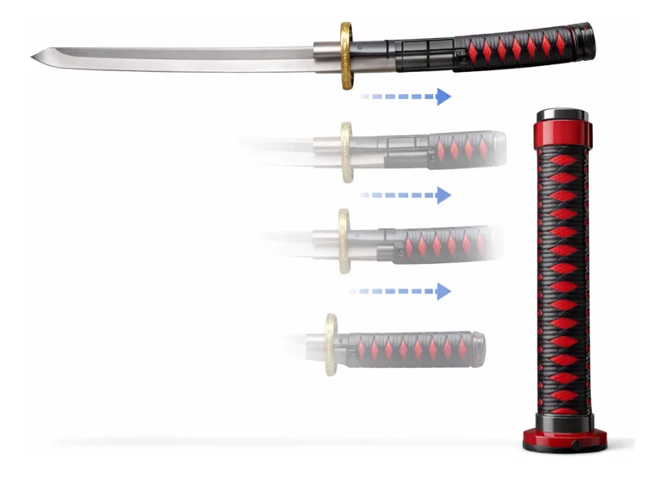 Pack +30 Katanas Dobráveis STL Espadas Retráteis 3D Modelos Exclusivos + Atualizações Grátis
