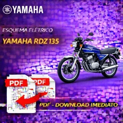 Esquema Elétrico Yamaha RDZ 135 – PDF