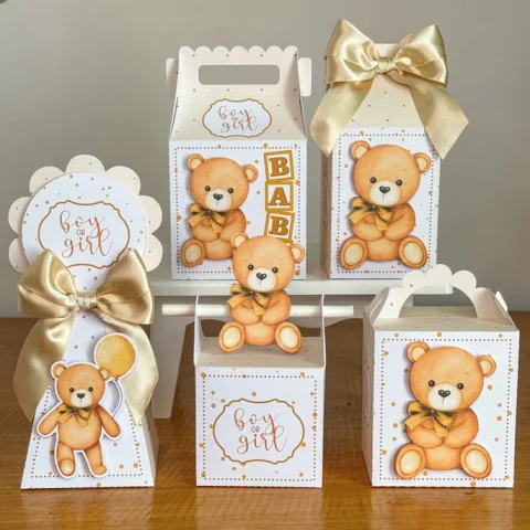 Kit Personalizado Chá Revelação 3D Arquivo Digital