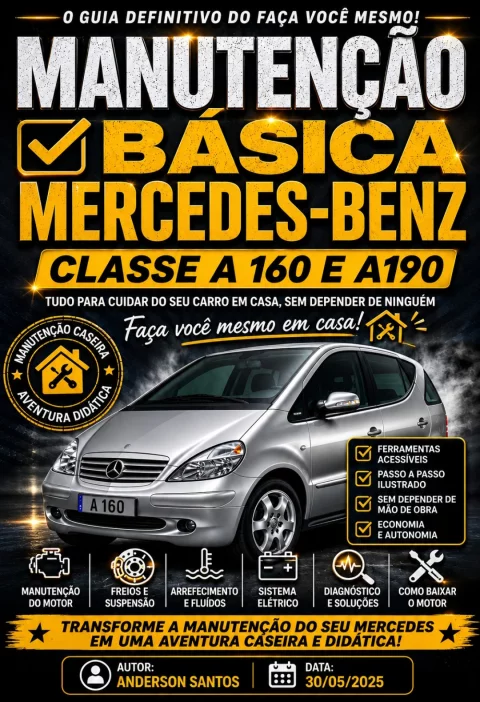 Manutenção Básica Mercedes Benz classe A 160 e A 190 Faça você mesmo em casa!