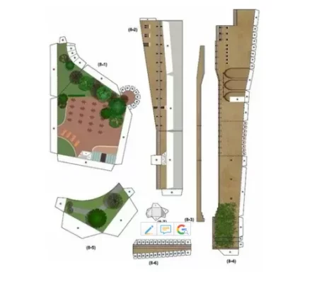 Maquete de Papel 3D Castelo de Hohenzollern Alemanha em PDF para Imprimir e Montar