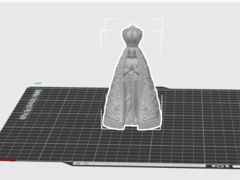 Nossa Senhora Aparecida – Arquivo STL para Impressão 3D
