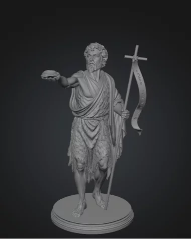 São João Batista – Arquivo STL para impressão 3D