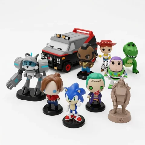 Pacote STL Estilo Funko +30GB – Modelos para Impressão 3D + Atualizações 5