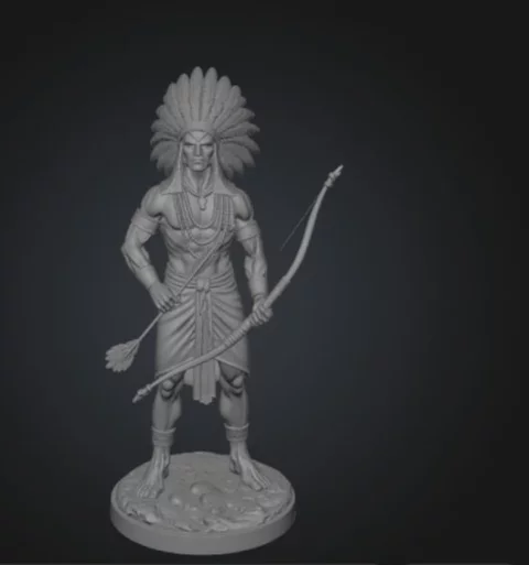 Caboclo – Arquivo STL para impressão 3D